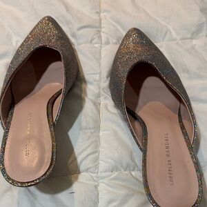 Loeffler Randall Glittery Multicolor Mules